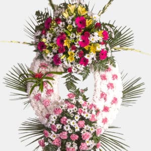 Corona P5 con flor natural
