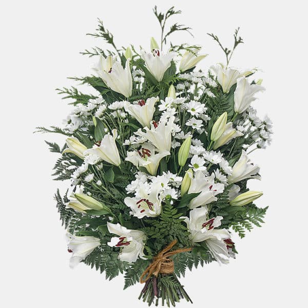 Ramo Lilium Blanco flor natural